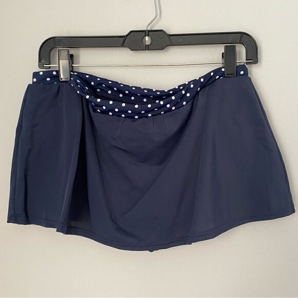 Tommy Hilfiger Women’s Blue Skirtini Bikini Bottom size M - Picture 5 of 7